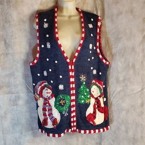 SOLD!!Carolina Colours Christmas Vest